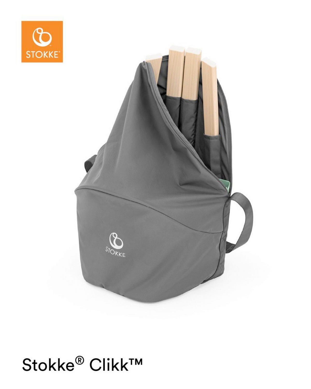 TORBA ZA PRIPOMOČKE  Clikk  78/64/1 cm         črna  - črna, Basics, umetna masa (78/64/1cm) - Stokke