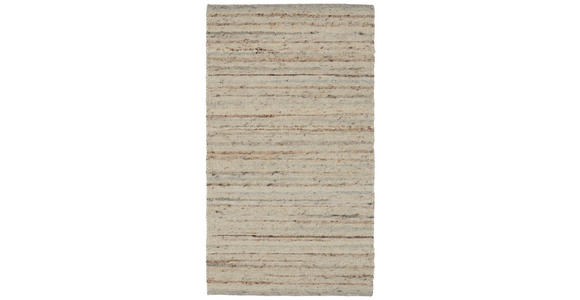 HANDWEBTEPPICH 70/130 cm Nova Creme  - Creme, KONVENTIONELL, Textil (70/130cm) - Linea Natura