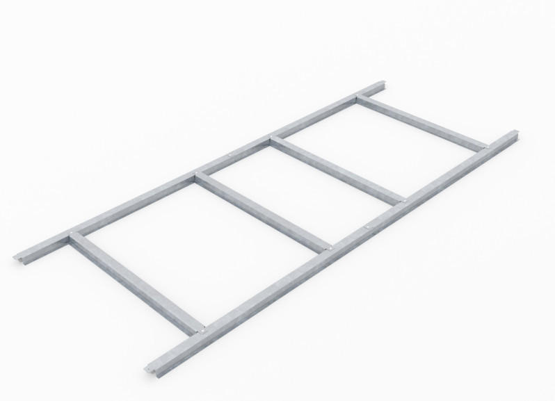 FUNDAMENT - Silberfarben, Basics, Metall (226/2,6/162cm)