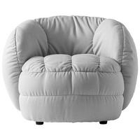 SESSEL in Struktur Sandfarben  - Sandfarben/Schwarz, Design, Textil (96/76/91cm) - Connubia 