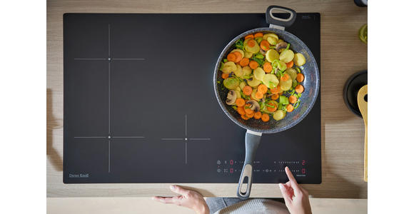 INDUKTIONSKOCHFELD DKEI8470IM  - Schwarz, Basics, Glas/Metall (77,7/4,9/51cm) - Dieter Knoll