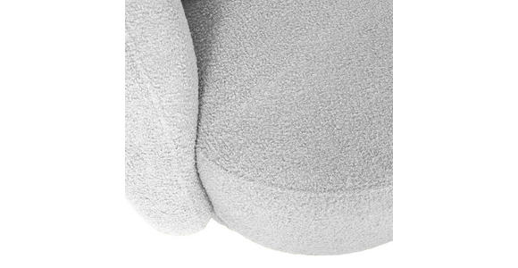 COCKTAILSESSEL Chenille Hellgrau - Hellgrau/Schwarz, LIFESTYLE, Textil/Metall (101/79/96cm) - Xora