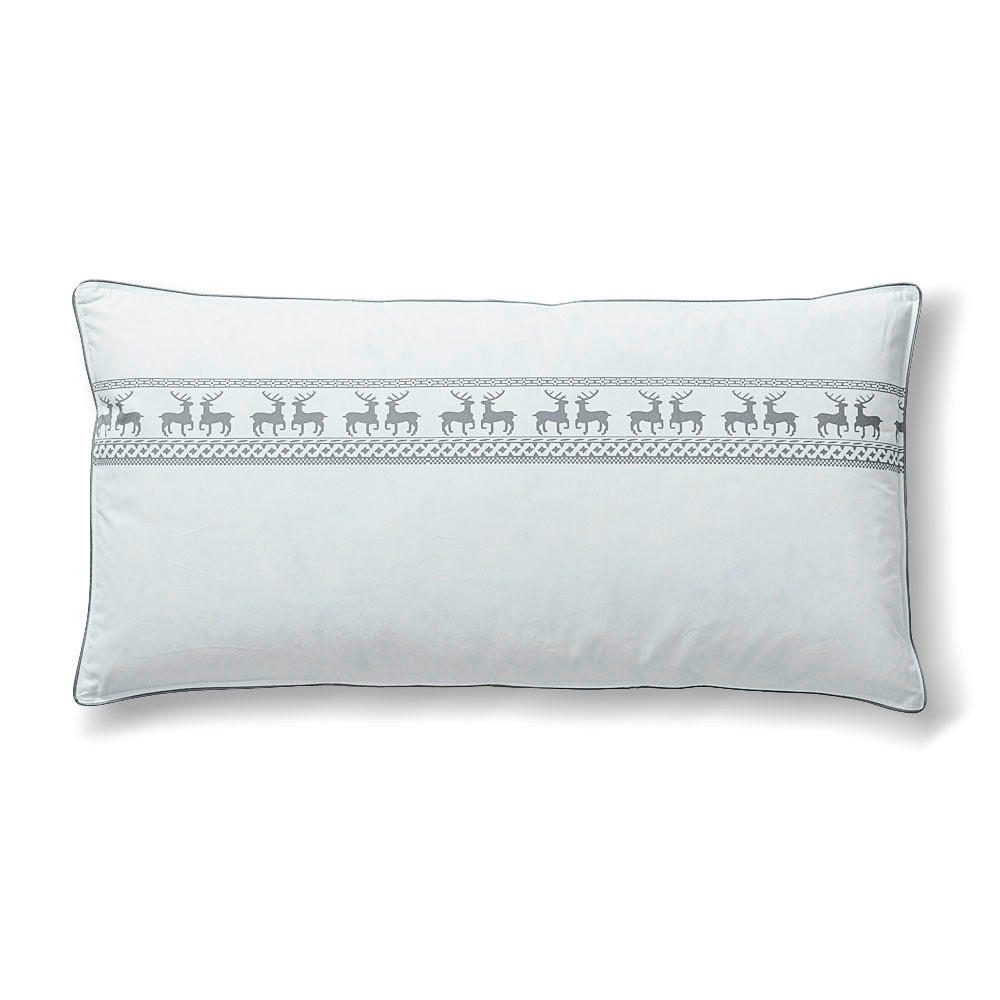 KOPFKISSEN  ScandicDream  70/90 cm       - Weiß/Grau, Basics, Textil (70/90cm) - RIBECO