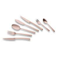 BESTECKSET 42-teilig Edelstahl  - Bronzefarben, Trend, Metall (22cm) - Echtwerk