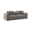 BIGSOFA in Mikrofaser Grau  - Grau, Modern, Textil (280/72/109cm) - MID.YOU