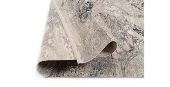 LÄUFER 80/200 cm Lilie Grau, Goldfarben  - Goldfarben/Grau, Design, Textil (80/200cm) - Dieter Knoll