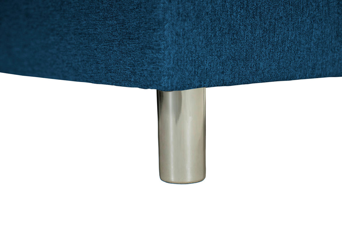 COLȚAR textil albastru  - albastru/culoare aluminiu, Design, plastic/textil (230/136cm) - Carryhome