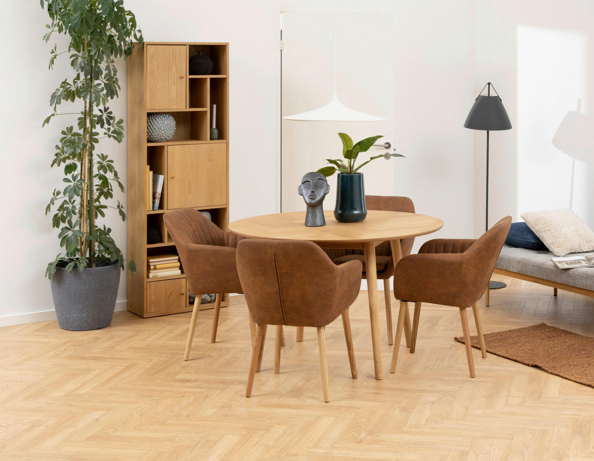 REGAL  60,5/180/30 cm Naturfarben  - Naturfarben, Design, Holz (60,5/180/30cm) - MID.YOU