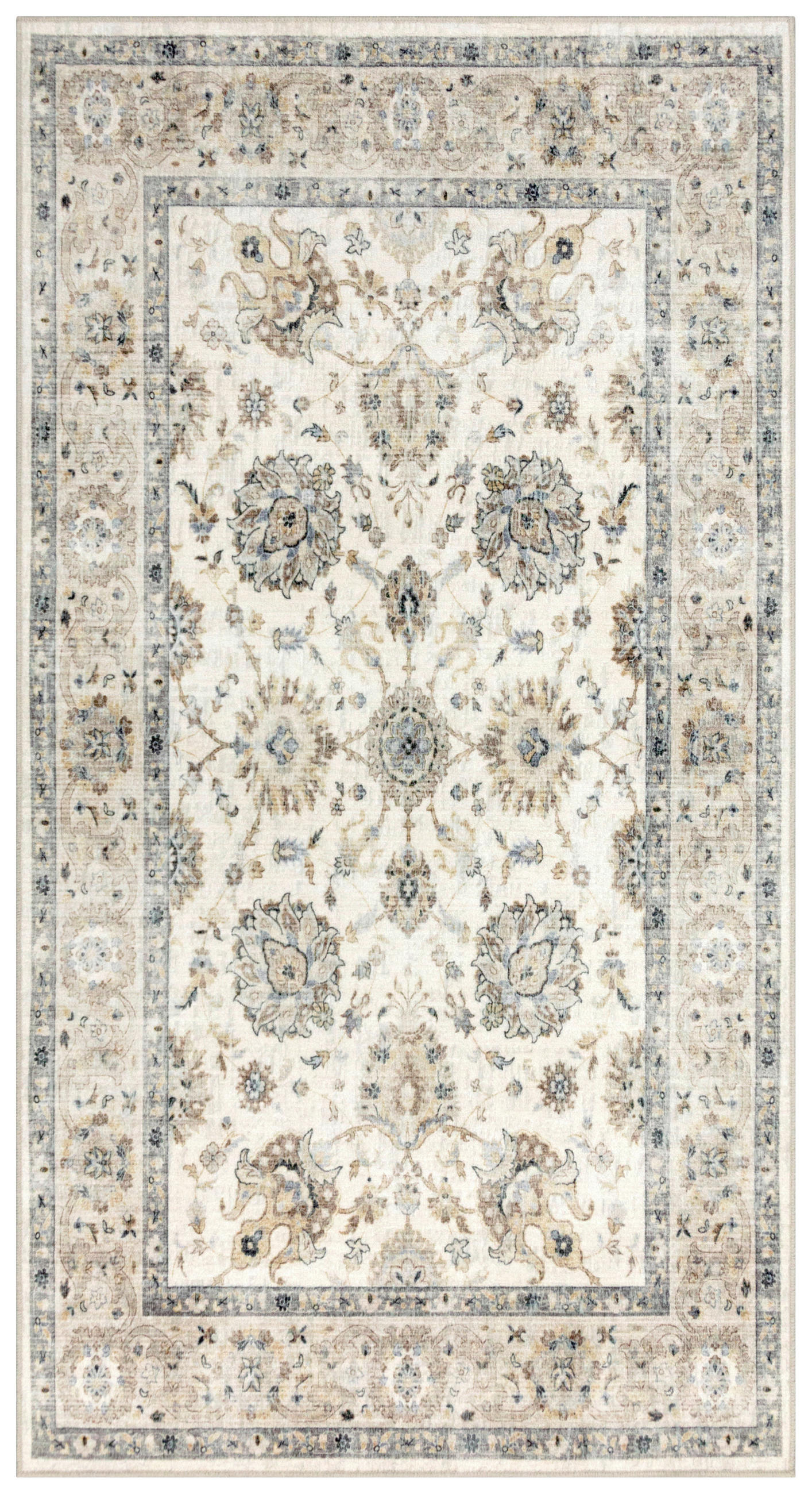 VINTAGE-TEPPICH  Wohnzimmer 80/150 cm Beige rechteckig  - Beige, KONVENTIONELL, Textil (80/150cm) - Novel