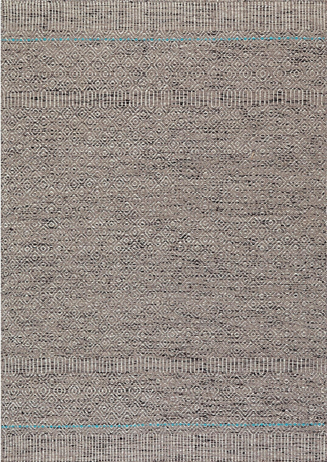 HANDWEBTEPPICH Wohnzimmer 90/160 cm Grau rechteckig  - Grau, Basics, Textil (90/160cm) - Kayoom