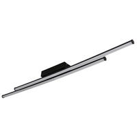 STROPNA LED-SVETILKA  KIRINA //3000 K/230 V/ - črna/bela, Design, umetna masa (110/6/6,6cm) - Globo