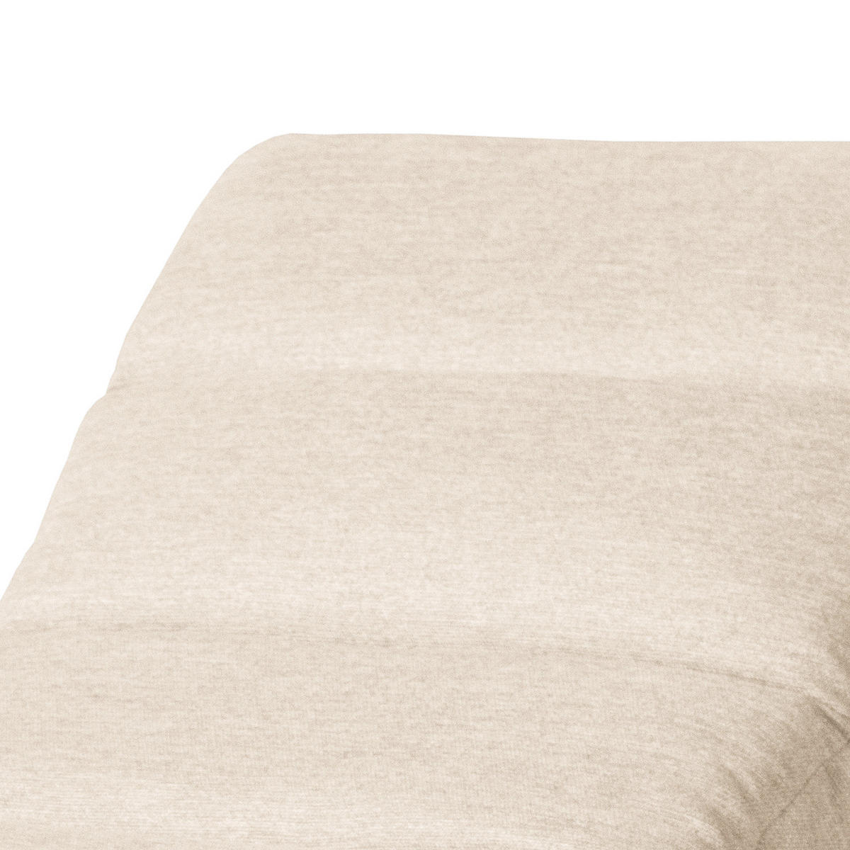 RELAXLIEGE SWING Webstoff Beige  - Beige/Silberfarben, Design, Textil/Metall (65/65/171cm) - Livetastic