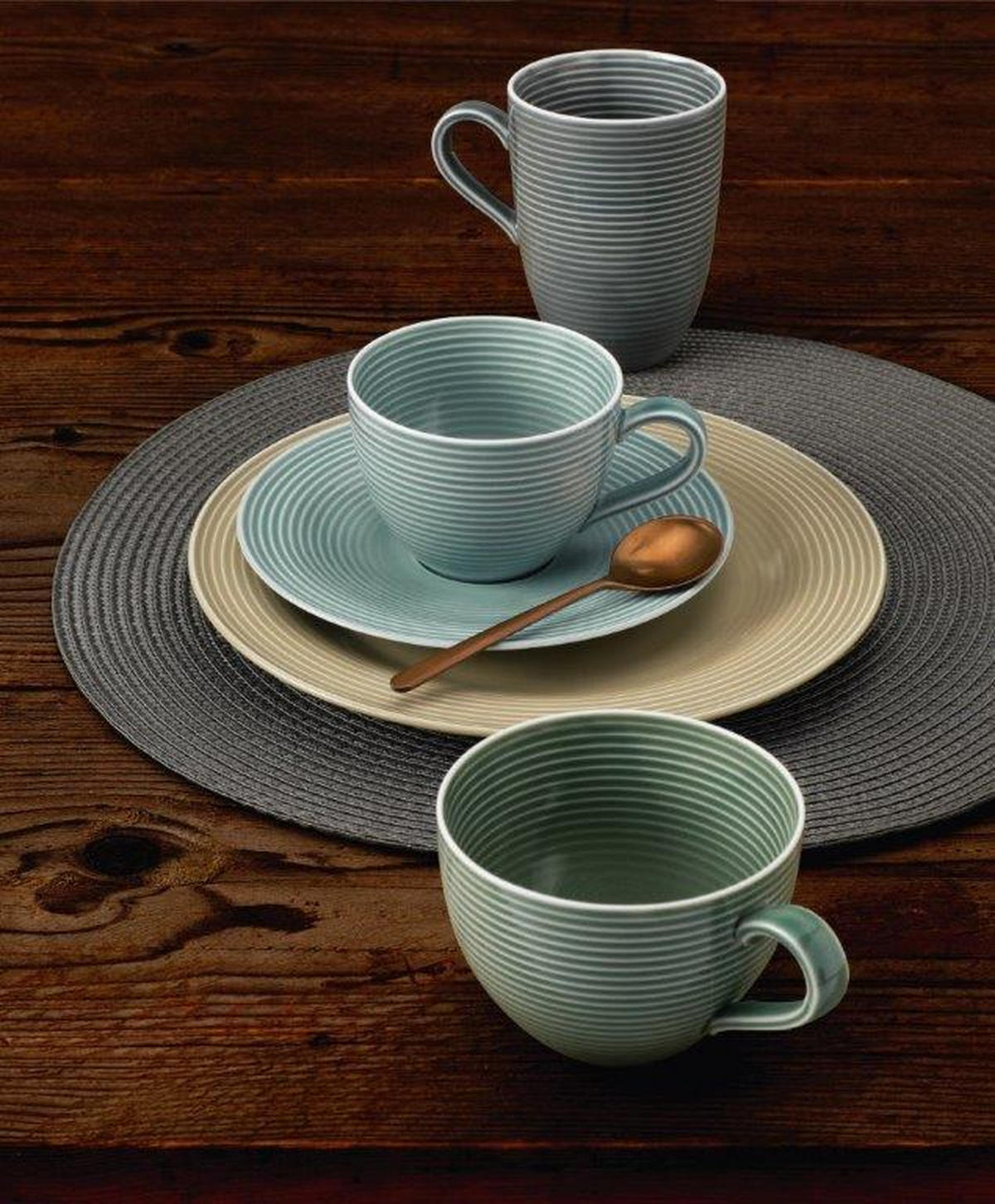 UNTERTASSE Beat salbeigrün uni  16,5 cm   - Mintgrün, LIFESTYLE, Keramik (16,5cm) - Seltmann Weiden