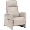 FERNSEHSESSEL in Chenille Beige  - Beige, KONVENTIONELL, Kunststoff/Textil (79-83/108/87cm) - Valdera