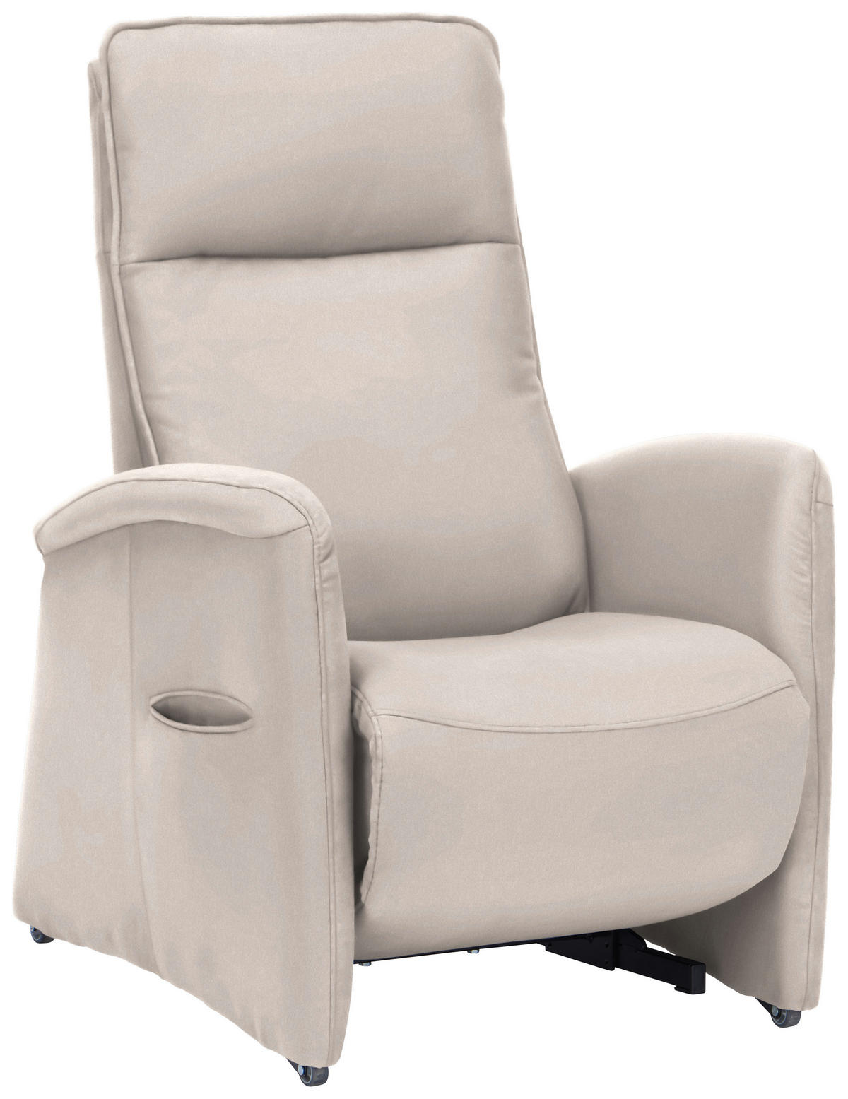 FERNSEHSESSEL in Chenille Beige  - Beige, Konventionell, Kunststoff/Textil (79-83/108/87cm) - Valdera