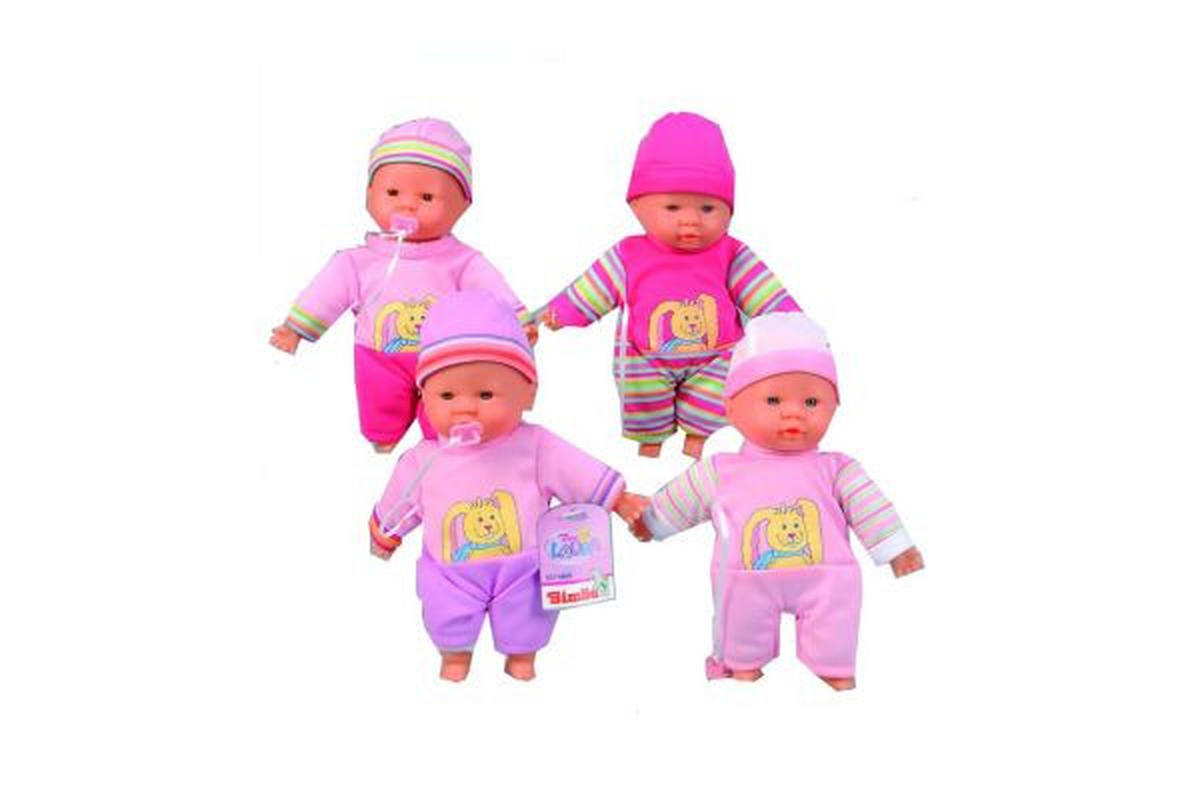 BÁBIKA NA HRANIE - viacfarebná, Basics, textil/plast (19/10/7cm) - Simba