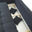 SCHLAFSOFA Plüsch Anthrazit  inkl. Zierkissen, Rückenkissen, Bettkasten, Schlaffunktion, Rücken echt, Liegefläche im Originalstoff  - Anthrazit/Schwarz, KONVENTIONELL, Kunststoff/Textil (200/73/105cm) - Carryhome