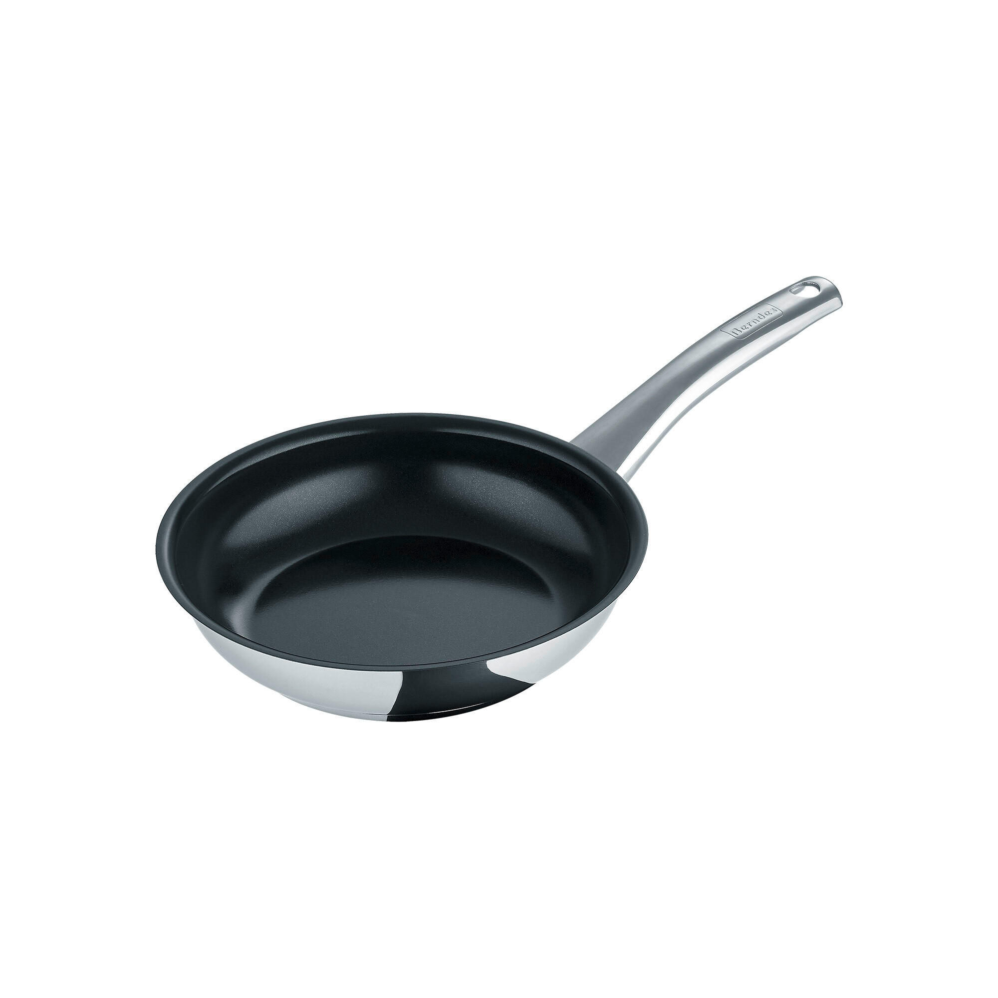 BRATPFANNE b.brilliant Keramikbeschichtung  - Grau Hochglanz, Basics, Metall (21,9/7/38cm) - Berndes