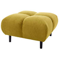 HOCKER Textil Goldfarben  - Goldfarben/Schwarz, Modern, Holz/Textil (73/41/73cm) - Pure Home Lifestyle