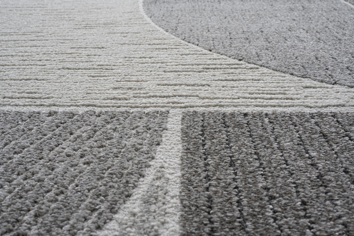 WEBTEPPICH 160/230 cm Valencia Grau, Hellgrau, Dunkelgrau  - Dunkelgrau/Hellgrau, Design, Textil (160/230cm) - Novel