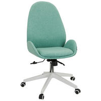 DREHSTUHL Flachgewebe Mintgrün  - Weiß/Mintgrün, Basics, Kunststoff/Textil (56/104/58cm) - MID.YOU