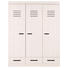 KLEIDERSCHRANK 3-türig Kiefer massiv Kieferfarben, Weiß - Weiß/Kieferfarben, LIFESTYLE, Holz (150/190/58cm) - Ben'n'jen