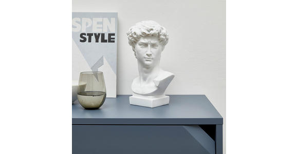 SKULPTUR - Weiß, LIFESTYLE, Kunststoff (18/30/16cm) - Ambia Home