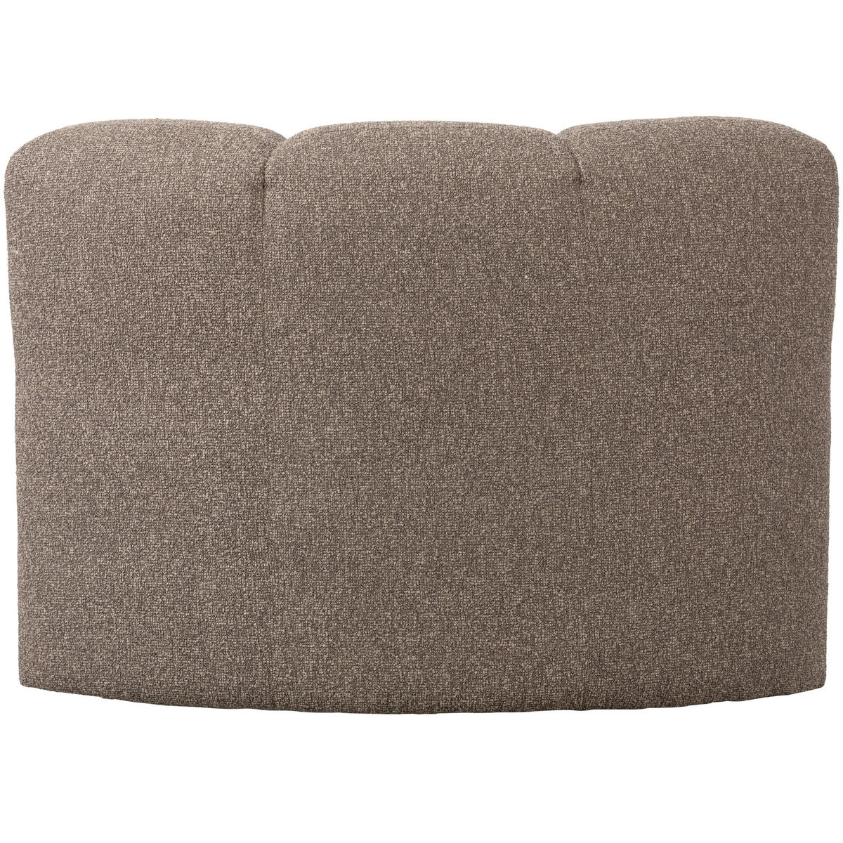 ECKBANK  in Braun  - Schwarz/Braun, MODERN, Kunststoff/Textil (83/83/83cm) - Livetastic