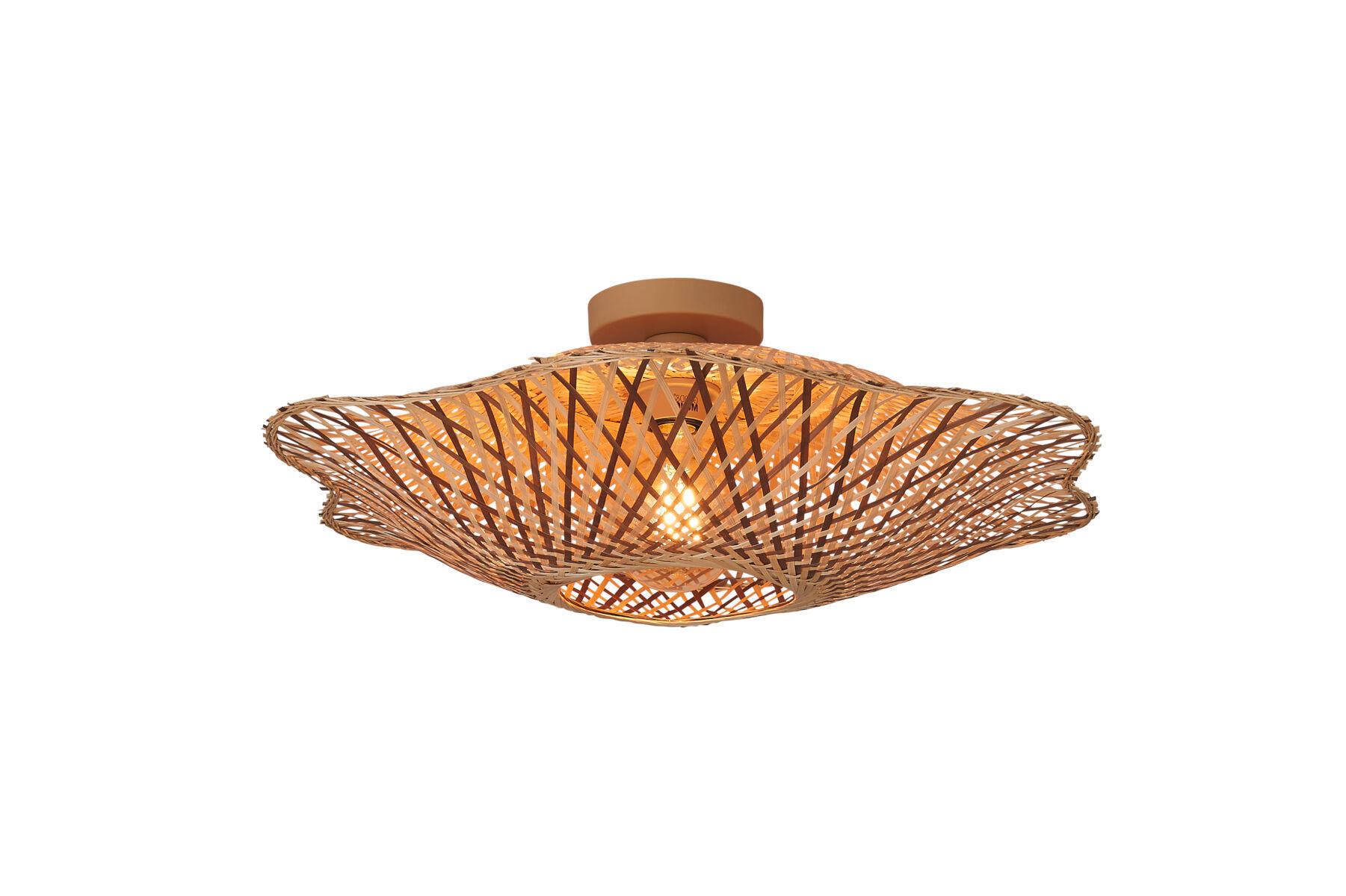 DECKENLEUCHTE Good &  Mojo 60/15 cm   - Naturfarben, Basics, Naturmaterialien (60/15cm) - Good & Mojo