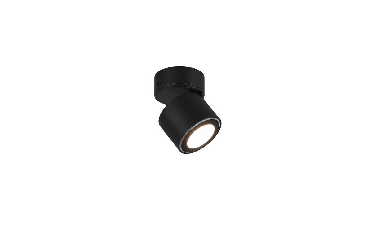 LED-STRAHLER - Schwarz, Trend, Metall (8,7/10,9cm)
