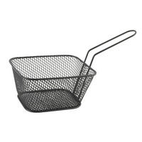 KOŠARICA ZA CVRTJE - črna, Basics, kovina (14/11/7cm)