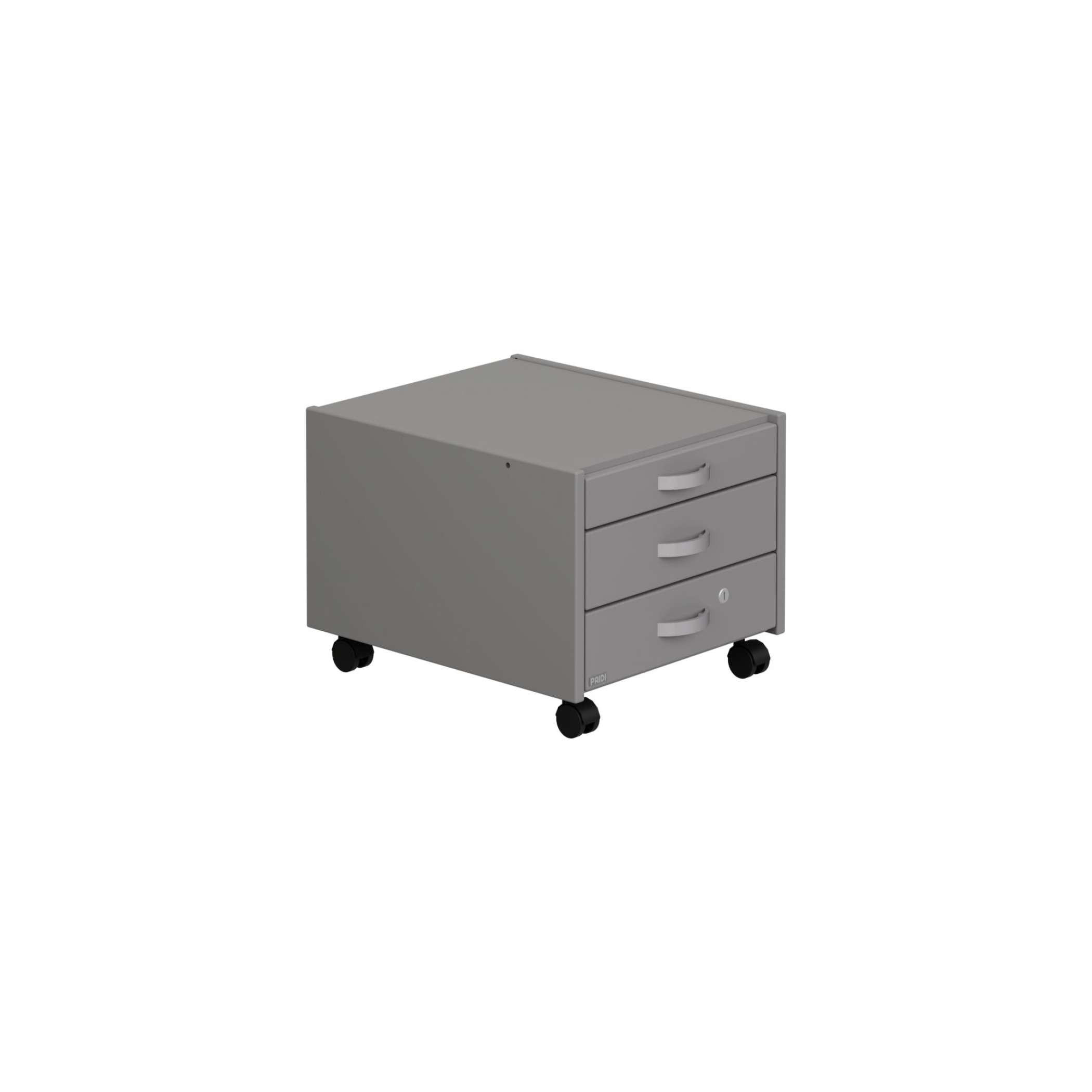 GÖRGŐS KONTÉNER - ezüst/szürke, Design, műanyag/faalapú anyag (38,2/27,1/44,5cm) - Paidi
