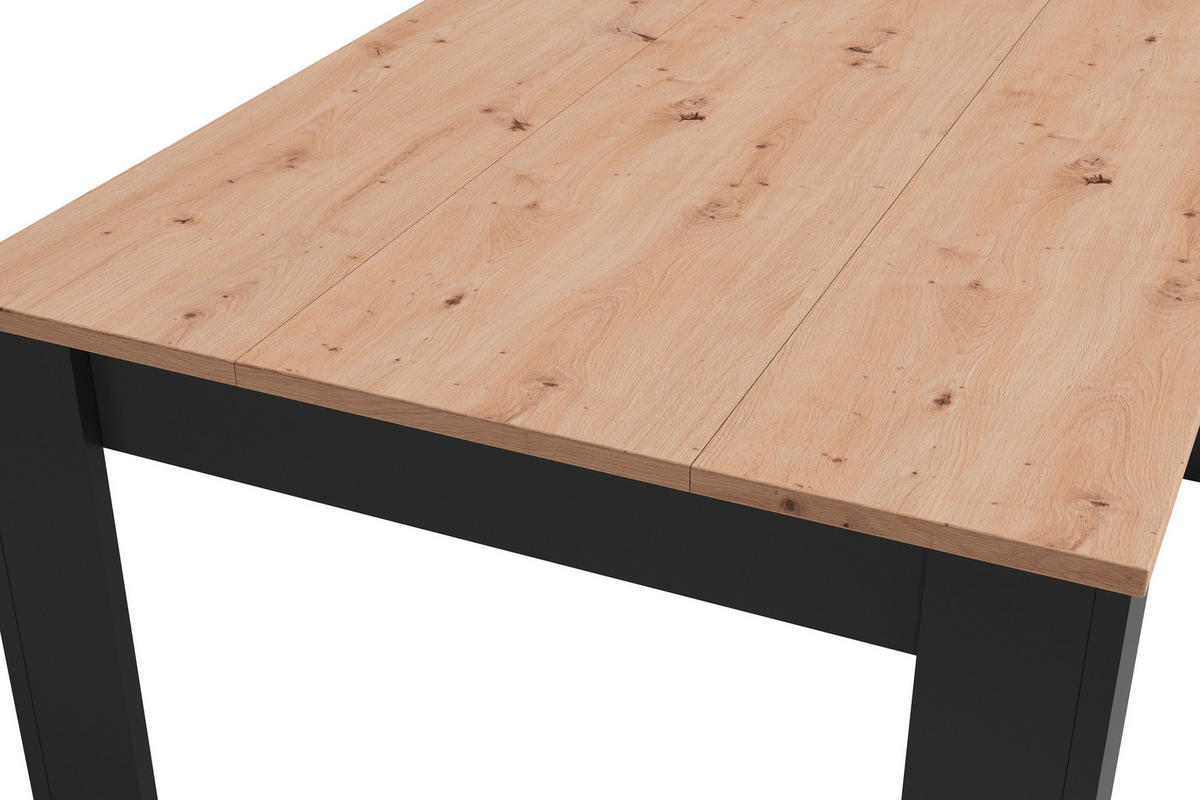 ESSTISCH rechteckig Anthrazit, Eiche Artisan  - Anthrazit/Eiche Artisan, LIFESTYLE, Holzwerkstoff (120/80/75cm) - MID.YOU