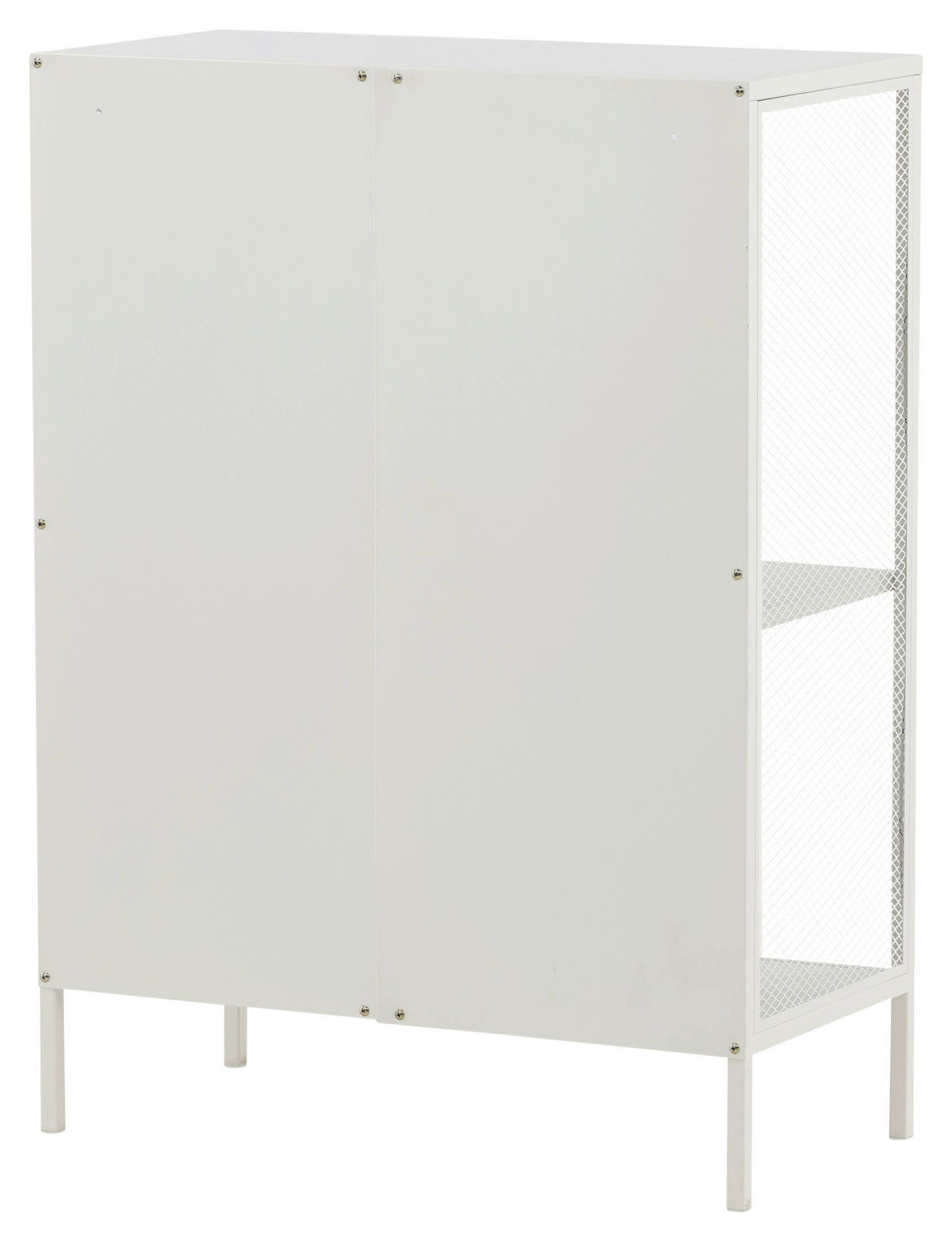 BÜCHERWAND Weiß  - Weiß, Design, Metall (80/110/40cm) - Livetastic