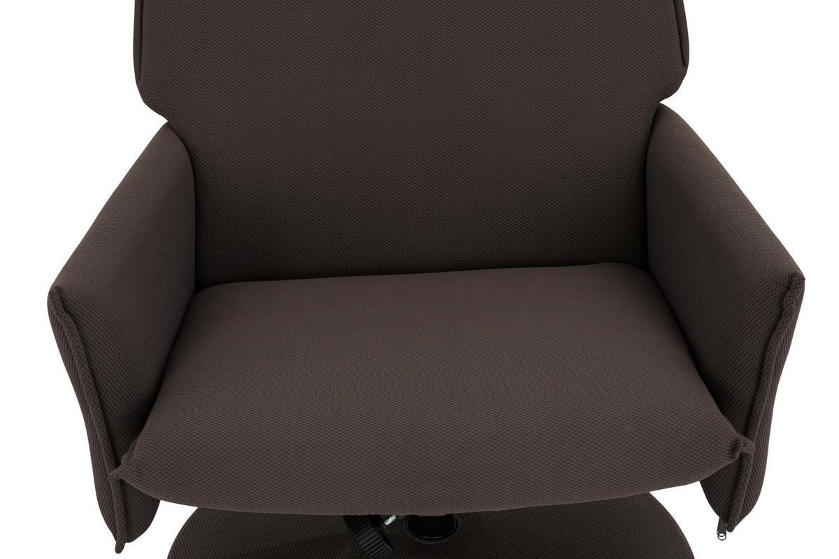 RELAXSESSELSET Webstoff Hocker    - Graubraun/Grau, MODERN, Textil/Metall (69/95/80/80/107,5cm) - P & B