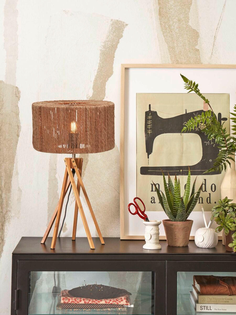 TISCHLEUCHTE GOOD&MOJO 30/45/30 cm - Naturfarben, Trend (30/45/30cm) - Good & Mojo