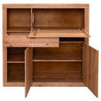 HIGHBOARD  in 132/126/42 cm  - Wildeiche/Alufarben, Natur, Holz (132/126/42cm) - Carryhome