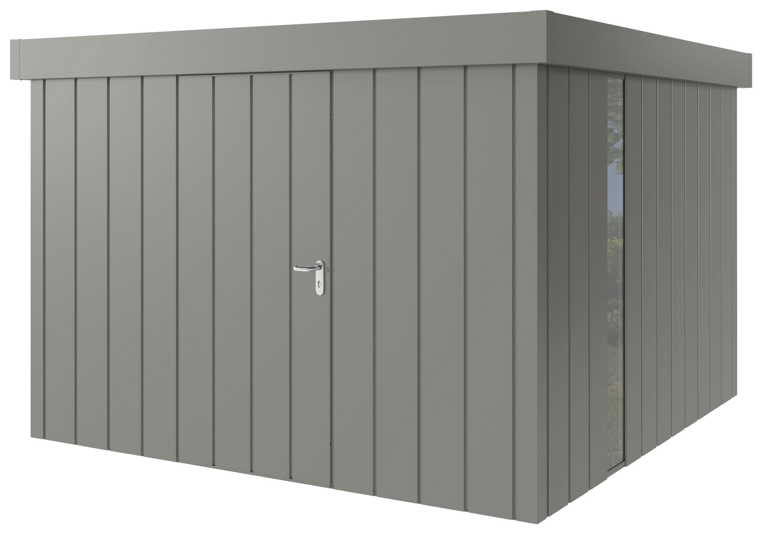GERÄTEHAUS 325/220/323 cm  - Alufarben, Basics, Metall (325/220/323cm) - Hörmann