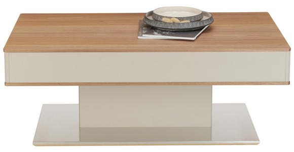 COUCHTISCH in Holz, Metall, Holzwerkstoff 65/110/43 cm - Fango/Nussbaumfarben, Design, Holz/Holzwerkstoff (65/110/43cm) - Moderano