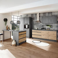 KÜCHENINSEL   in Anthrazit, Eiche Artisan  - Anthrazit/Eiche Artisan, Design, Holzwerkstoff (180/91/90cm) - MID.YOU