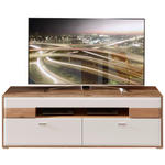 LOWBOARD  in 160/54/50 cm  - Eichefarben/Silberfarben, KONVENTIONELL, Holzwerkstoff/Metall (160/54/50cm) - Xora