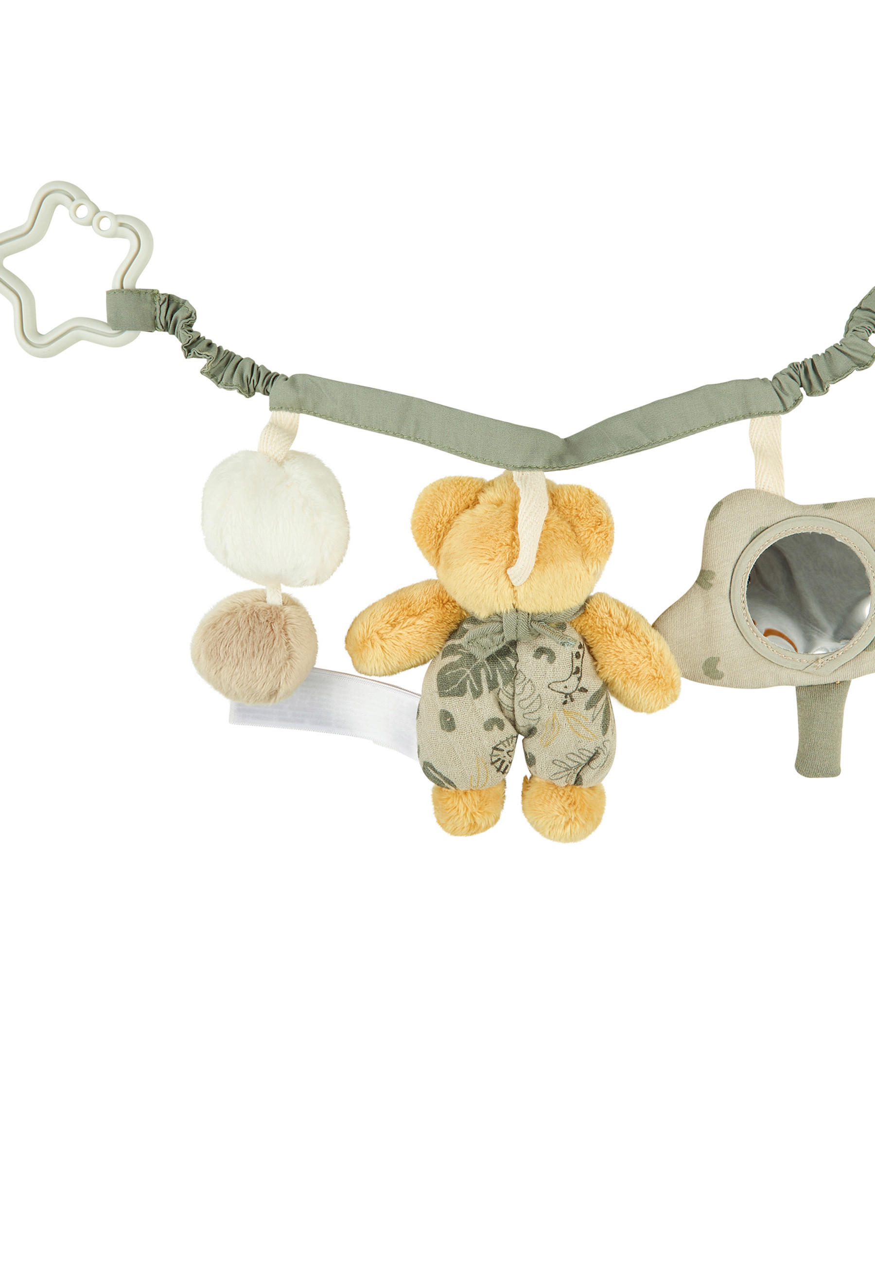 KINDERWAGENKETTE - Mintgrau, Basics, Textil (55cm) - Sterntaler