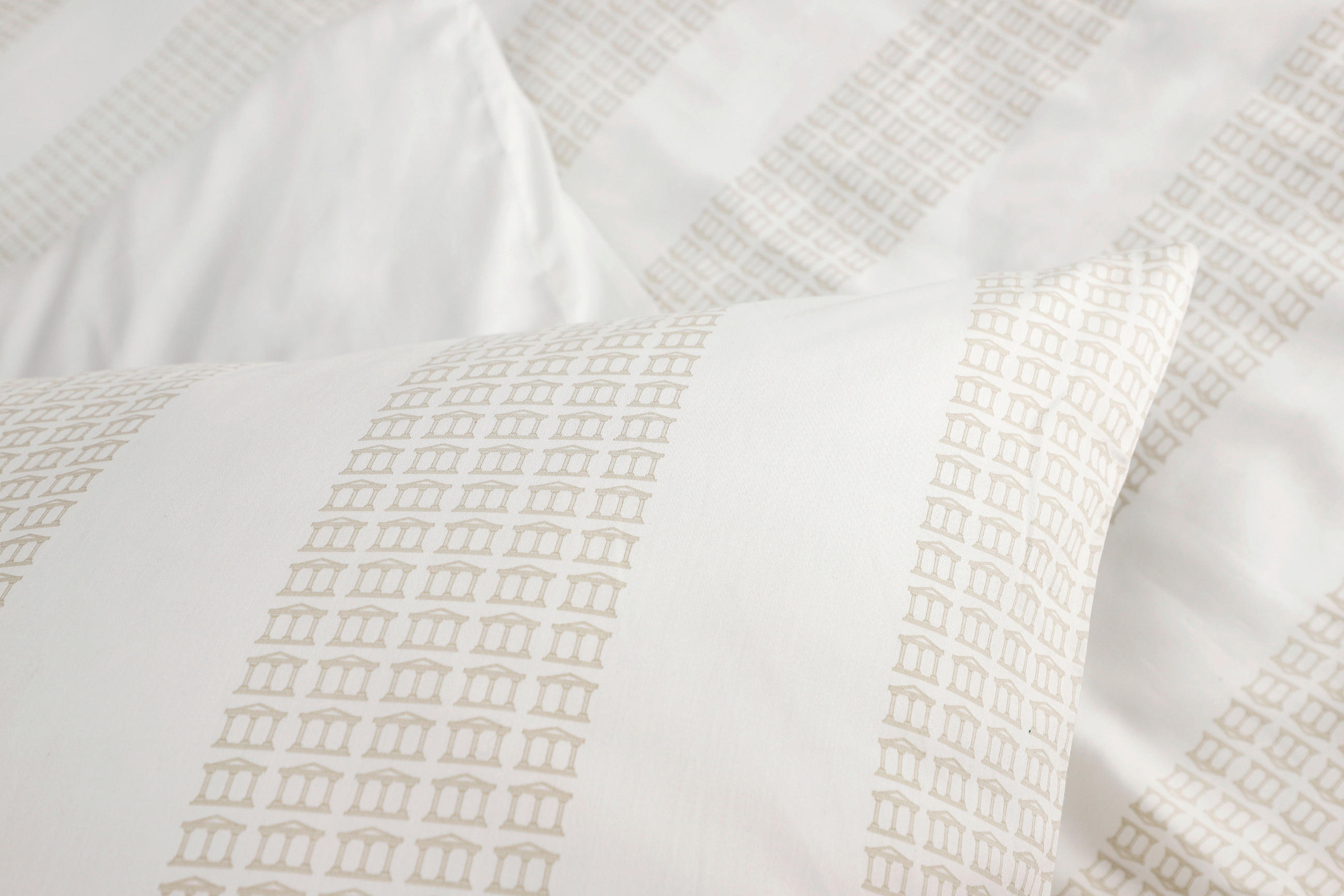 WENDEBETTWÄSCHE Marcel.Remus-Design - Alcudia weiß Satin 155/220 cm  - Weiß, Design, Textil (155/220cm) - Marcel Remus