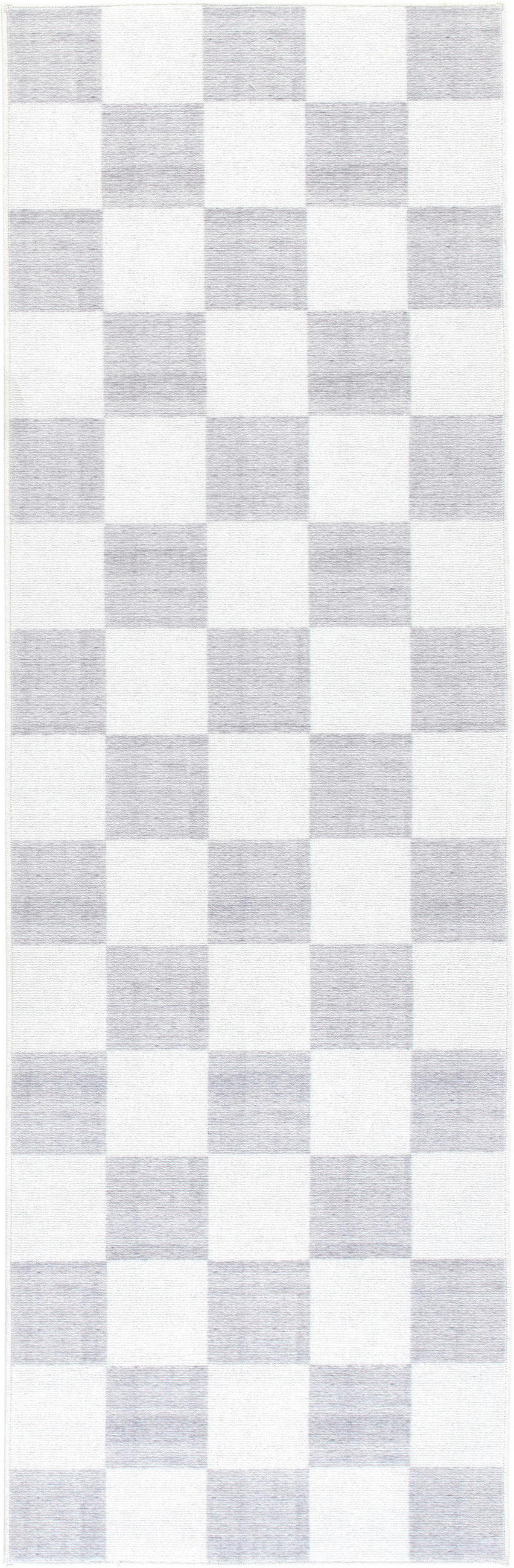 Lindorug Läufer Mesio Jack Hellgrau, Grauweiß 80x250 cm