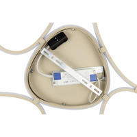 LED-DECKENLEUCHTE Acrux 89,5/79/4 cm   - Sandfarben, Design, Kunststoff/Metall (89,5/79/4cm) - Novel