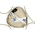 LED-DECKENLEUCHTE 89,5/79/4 cm   - Sandfarben, Design, Kunststoff/Metall (89,5/79/4cm) - Novel