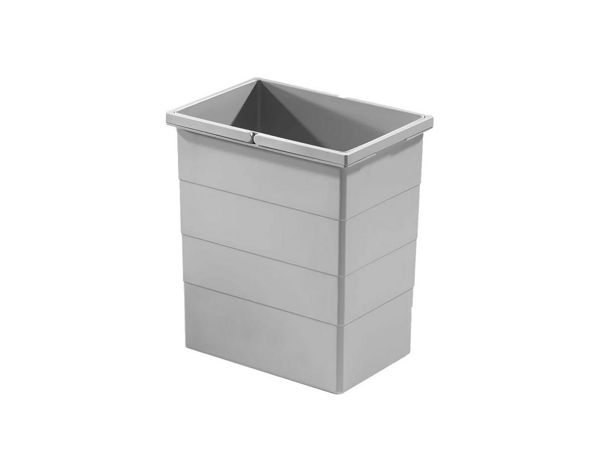 EINBAUABFALLSAMMLER 40 l  Kunststoff  - Hellgrau, Basics, Kunststoff (34,6/39,2/47,5cm) - HKT