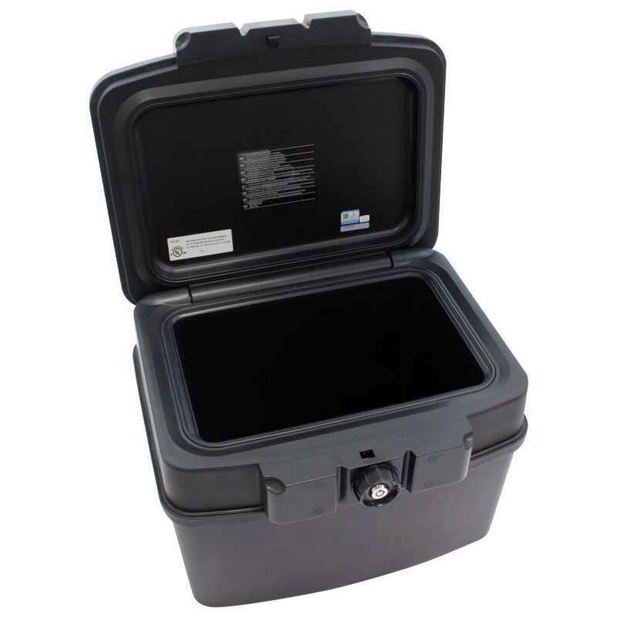 BRANDSCHUTZTRESOR - Schwarz, KONVENTIONELL, Kunststoff (44/34/37cm) - ROTTNER