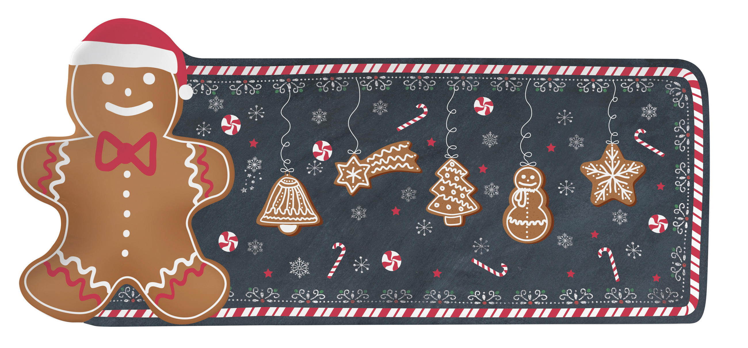 TÁL 36×16 cm   - fekete, Basics, kerámia (36×16cm)