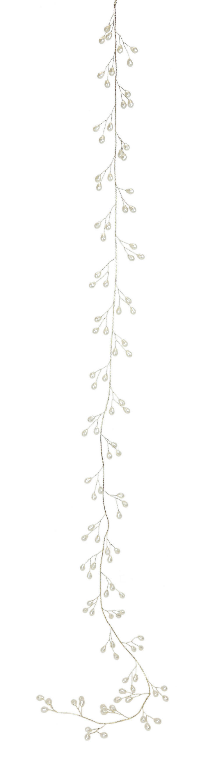 GIRLANDE Kunststoff  - Creme, Basics, Kunststoff (6/155/2cm) - X-Mas